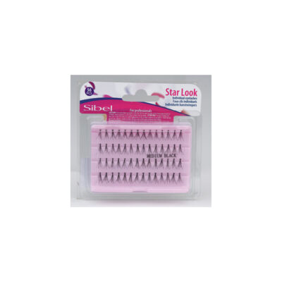 Pestañas Postizas Individuales Medium Black Sibel
