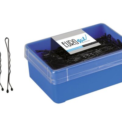 Clips Negros 70mm Eurostil