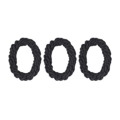 Carton 24 Coleteros Trenzas Negros EuroStil