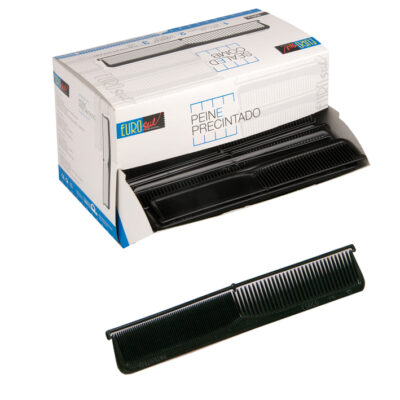Peine Negro Precintado Eurostil