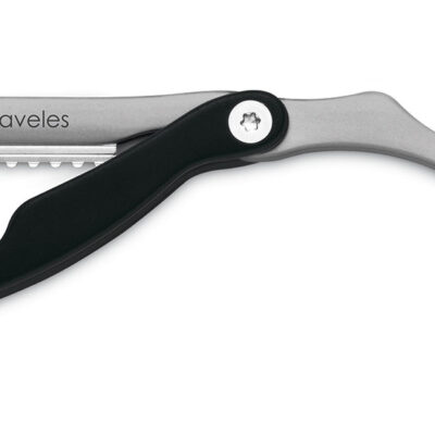 Navaja Afeitar Neon Negro+Amarillo Blessed