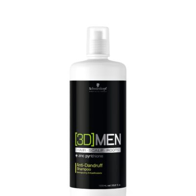3D Men Champu Anticaspa 1000ml Schwarzkopf
