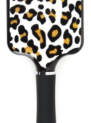 Cepillo Paleta Leopardo Plata AG