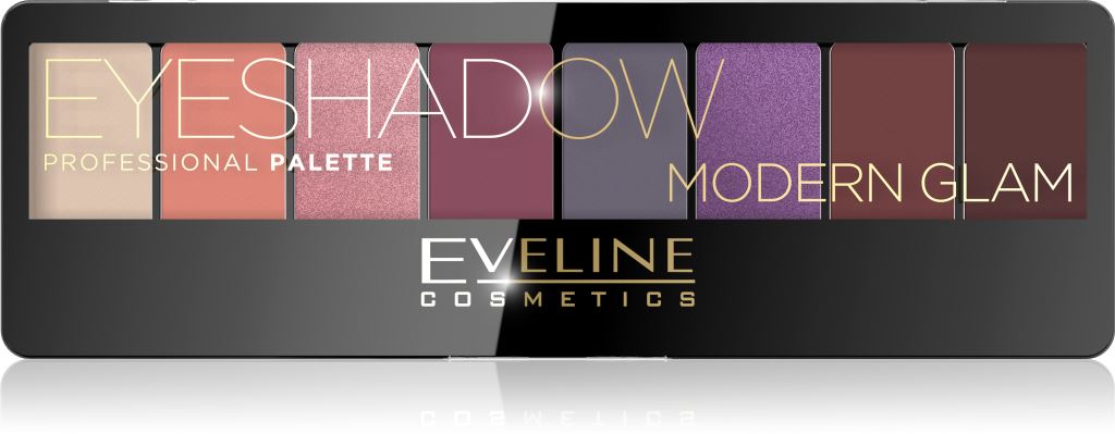 Paleta Sombras 8 Essential Rose Eveline