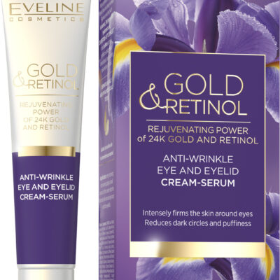 Gold & Retinol Crema-Sérum Ojos-Párpados 20ml Eveline