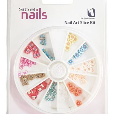 Nail Art Slice Kit Animales/Flores Sibel Nails