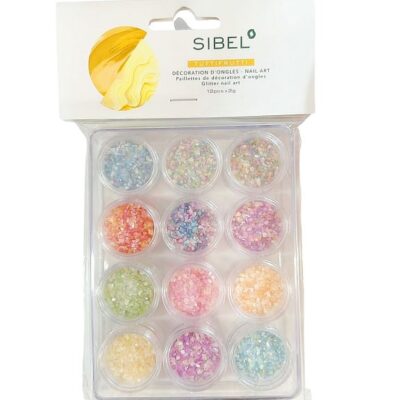 Decoracion Uñas Tuttifrutti 12pcs Sibel