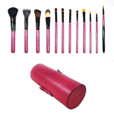 Cubilete 12 Pinceles Rosa Carnaby