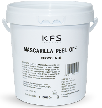 Mascarilla Alginatos Chocolate 200gr KFS